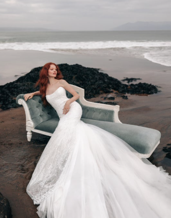 Disney Fairy Tale Weddings D410 "Ariel" #1 Ivory/Nude thumbnail