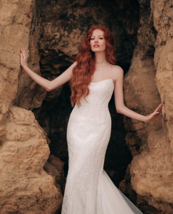 Disney Fairy Tale Weddings D410 "Ariel" #5 Ivory/Nude thumbnail