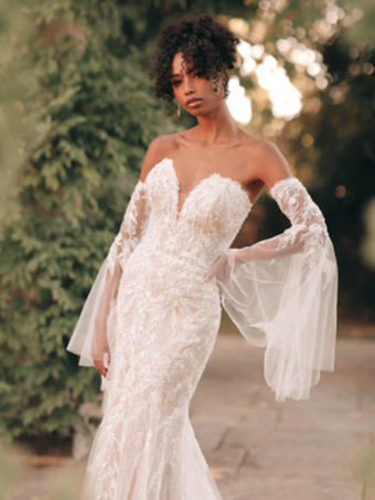 Disney Fairy Tale Weddings D368 Tiana #3 IVORY/CHAMP/NUDE thumbnail