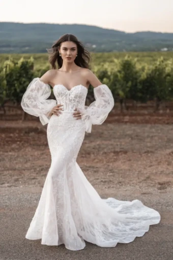 Allure Bridals A1310 #5 Almond/Champagne/Ivory/Nude thumbnail