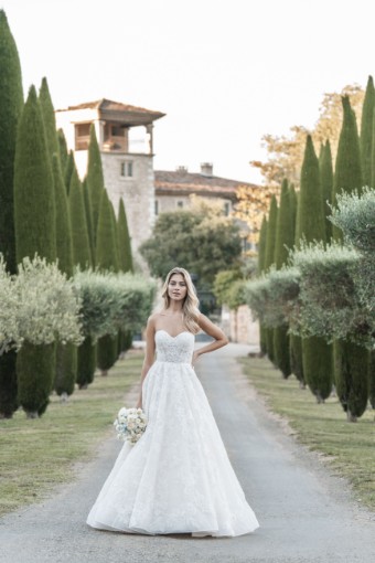 Allure Bridals A1314 #3 Desert/Champagne/Ivory/Nude thumbnail