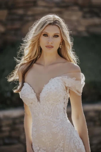 Allure Bridals A1163 #4 Almond/Champagne/Ivory/Nude thumbnail