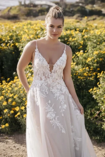 Allure Bridals A1167 #8 Desert/Champagne/Ivory/Nude thumbnail
