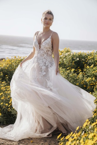 Allure Bridals A1167 #7 Desert/Champagne/Ivory/Nude thumbnail