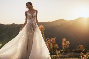 Allure Bridals A1167 #4 Desert/Champagne/Ivory/Nude thumbnail