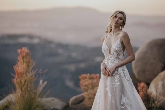 Allure Bridals A1167 #6 Desert/Champagne/Ivory/Nude thumbnail