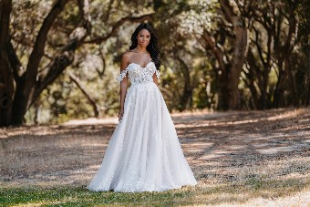 Allure Bridals 9902 #4 Champagne/Blush/Ivory/Nude thumbnail