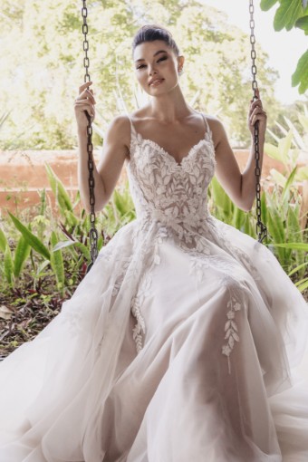 Allure Bridals 9951 #2 Mocha/Champagne/Ivory/Nude thumbnail