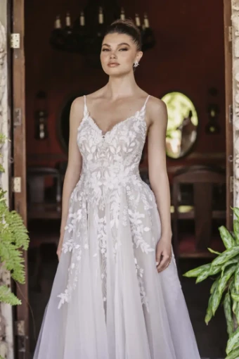 Allure Bridals 9951 #4 Mocha/Champagne/Ivory/Nude thumbnail
