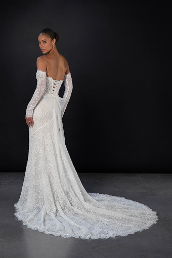 Martina Liana ML1860 #1 (IV-IV) Ivory Lace and Tulle over Ivory Gown thumbnail