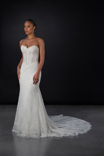 Martina Liana ML1860 #2 default (IV-IV) Ivory Lace and Tulle over Ivory Gown thumbnail