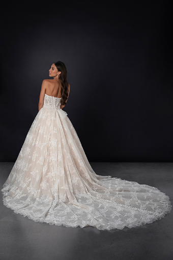 Martina Liana ML1847 #1 (IV-IV) IVORY LACE TULLE AND ROYAL ORGANZA OVER IVORY GOWN thumbnail