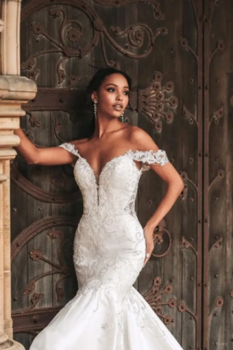 Disney Fairy Tale Weddings D294 Jasmine #4 Ivory/Nude/Silver thumbnail