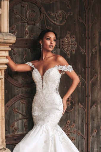 Disney Fairy Tale Weddings D294 Jasmine #4 Ivory/Nude/Silver thumbnail