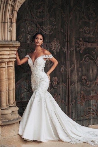 Disney Fairy Tale Weddings D294 Jasmine #3 Ivory/Nude/Silver thumbnail