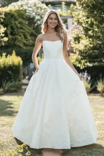 Allure Bridals A1317 #5 Ivory thumbnail