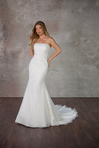 Essense of Australia D4182 #0 default (IV-IV) IVORY BEADED TULLE OVER IVORY GOWN thumbnail