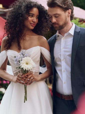 Rebecca Ingram SUNNY (25RB273A01 - Unlined bodice) #4 default All Ivory (gown with Ivory Illusion) thumbnail