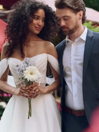 Rebecca Ingram SUNNY (25RB273A01 - Unlined bodice) #4 default All Ivory (gown with Ivory Illusion) thumbnail