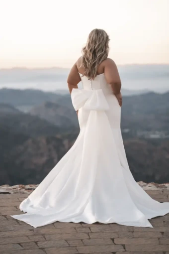 Allure Bridals A1216 w/ Bow #3 Ivory thumbnail