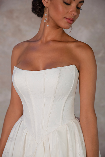 Essense of Australia D4158 #2 (IVQ) IVORY JACQUARD thumbnail