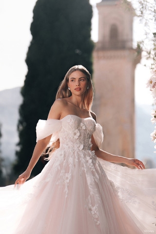 Disney Fairy Tale Weddings D436 - Rapunzel #1 Lavender/Ivory/Silver thumbnail