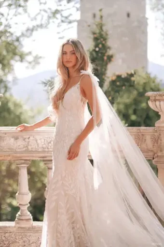 Disney Fairy Tale Weddings D446 - Rapunzel #1 Lavender/Ivory thumbnail