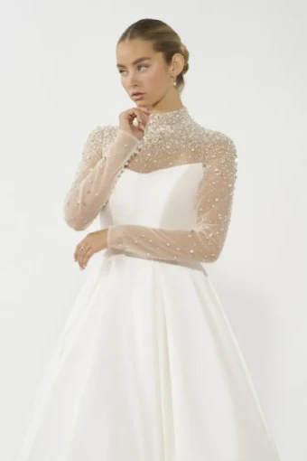 Allure Bridals A1366NC #5 Ivory/Nude/Silver thumbnail