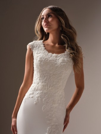 Rebecca Ingram ADELINE LEIGH (25RK278C01) #1 All Ivory thumbnail