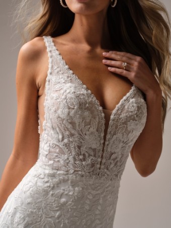 Rebecca Ingram LARISSA (25RK936A01 - Unlined bodice) #0 default Ivory thumbnail