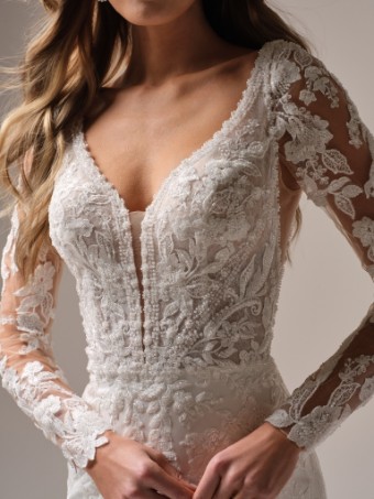 Rebecca Ingram LARISSA (25RK936A01 - Unlined bodice) #6 default Ivory thumbnail