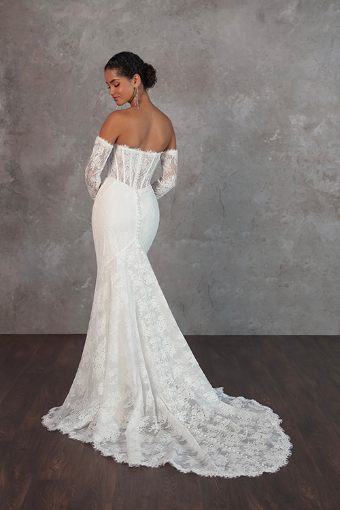 Essense of Australia D4287 #1 (IV-IVR) Ivory Lace and Tulle over Ivory Gown thumbnail