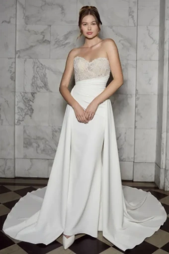 Casablanca Bridal 2581 Rome #2 Ivory/Nude/Silver thumbnail