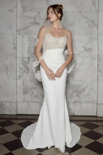 Casablanca Bridal 2581 Rome #7 default Ivory/Nude/Silver thumbnail