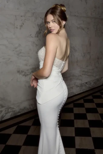 Casablanca Bridal 2581 Rome #0 default Ivory/Nude/Silver thumbnail