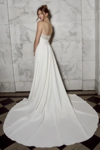 Casablanca Bridal 2581 Rome #5 Ivory/Nude/Silver thumbnail