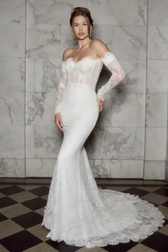 Casablanca Bridal 2580 Cosette #2 Ivory/Nude thumbnail