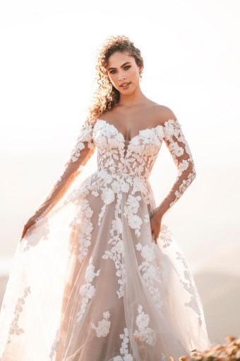 Allure Bridals A1217 #4 Desert/Champ/IV/Nude thumbnail