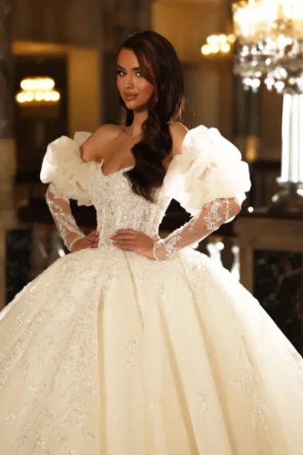 Sima Couture Aysen #1 default Ivory/Champagne thumbnail