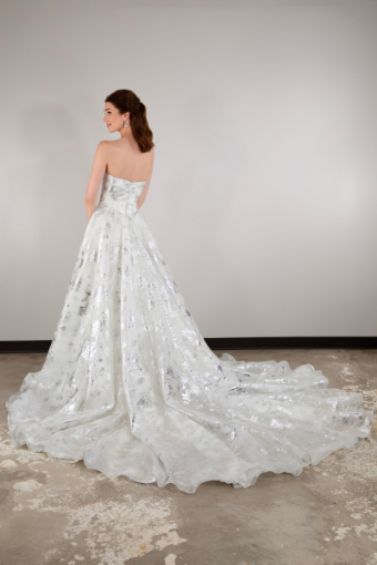 Essense of Australia D3941 #4 (IV-IV) IVORY LUXE ORGANZA OVER IVORY GOWN thumbnail