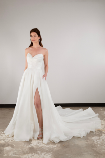 Essense of Australia D3941 #5 (IV-IV) IVORY LUXE ORGANZA OVER IVORY GOWN thumbnail