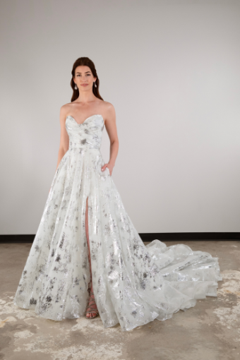 Essense of Australia D3941 #0 default (IV-IV) IVORY LUXE ORGANZA OVER IVORY GOWN thumbnail