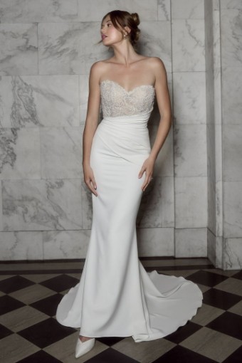 Casablanca Bridal 2581 Rome #3 Ivory/Nude/Silver thumbnail