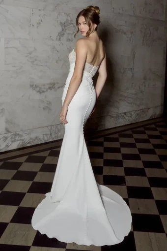 Casablanca Bridal 2581 Rome #1 Ivory/Nude/Silver thumbnail