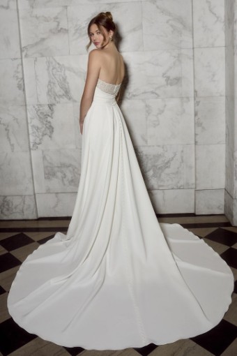 Casablanca Bridal 2581 Rome #5 Ivory/Nude/Silver thumbnail