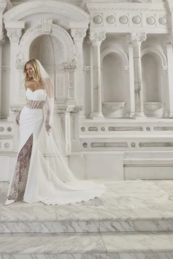 Casablanca Bridal 2590-1 Charlize #8 default Ivory/Nude thumbnail