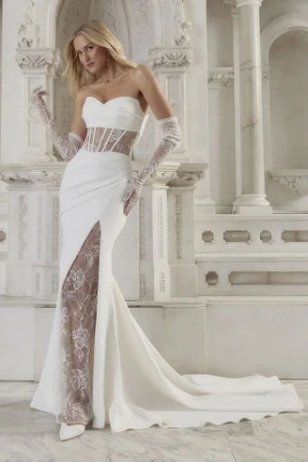 Casablanca Bridal 2590-1 Charlize #0 default Ivory/Nude thumbnail