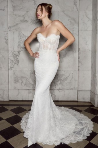 Casablanca Bridal 2580 Cosette #5 Ivory/Nude thumbnail