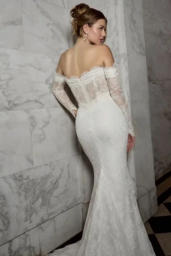 Casablanca Bridal 2580 Cosette #1 Ivory/Nude thumbnail