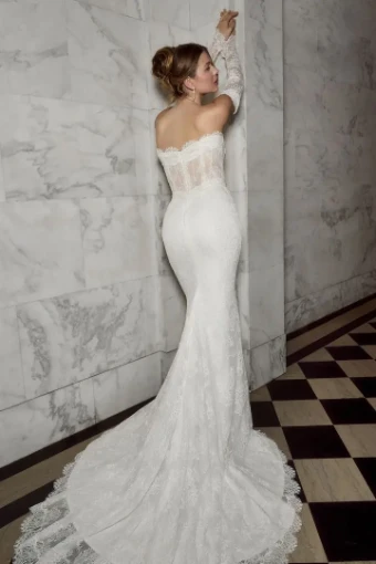 Casablanca Bridal 2580 Cosette #3 Ivory/Nude thumbnail